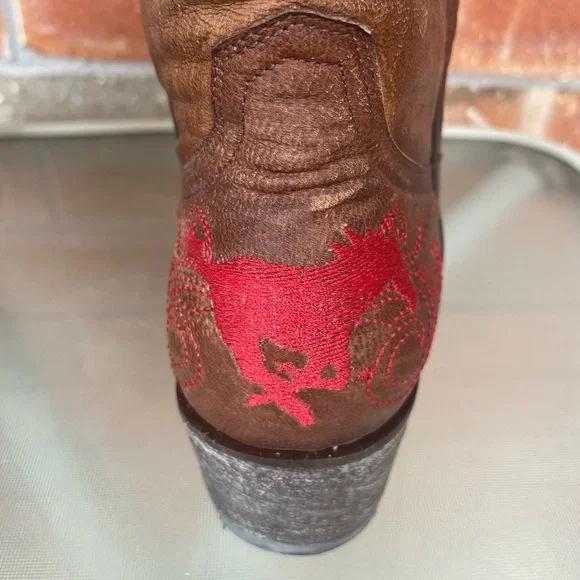 SMU Mustangs Gameday Cowboy Boots - Picture 6 of 8